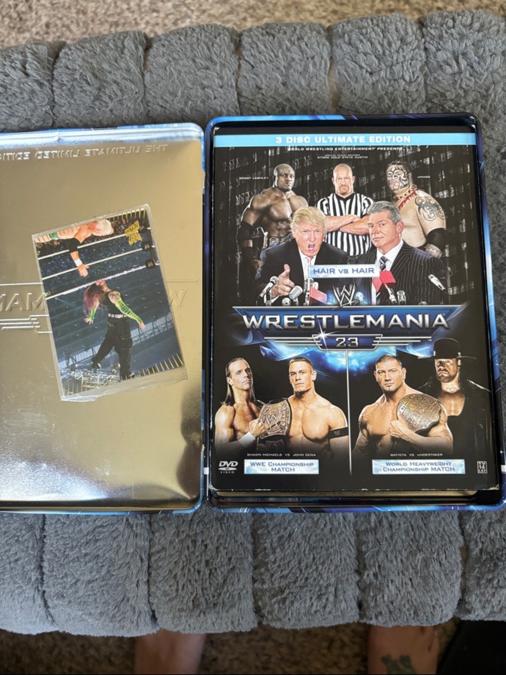 WWE WrestleMania 23 Steelbook Ultimate Limited Edition 3-Discs (Wrestling) DVD - Picture 2 of 7